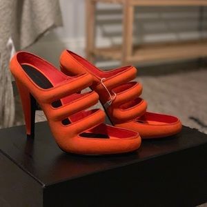NWT: Alexander Wang Suede Mule Sandals